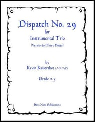 Dispatch No. 29 Flute Trio cover Thumbnail